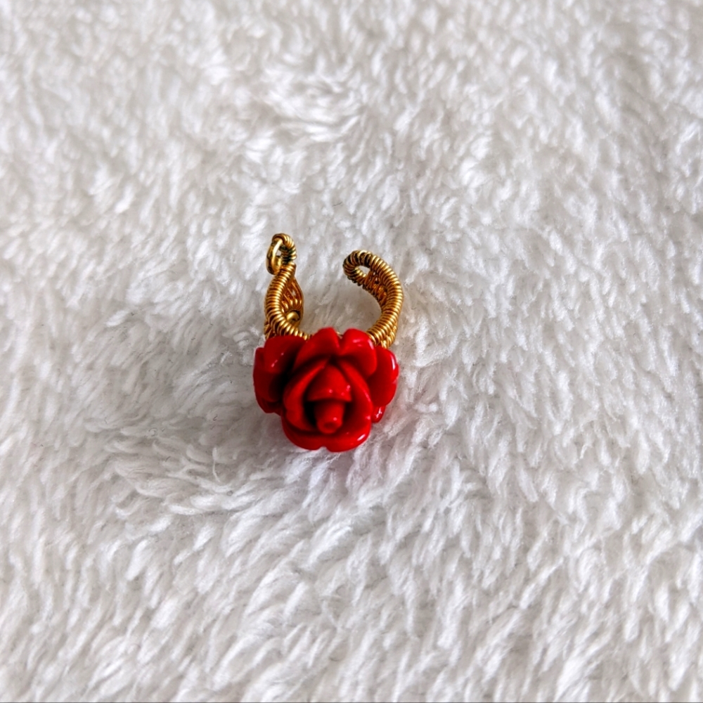 Rose Ear Cuff